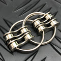 Kaiko Loop Fidget Small Silver Double Link sensory fidget toy for focus and regulation