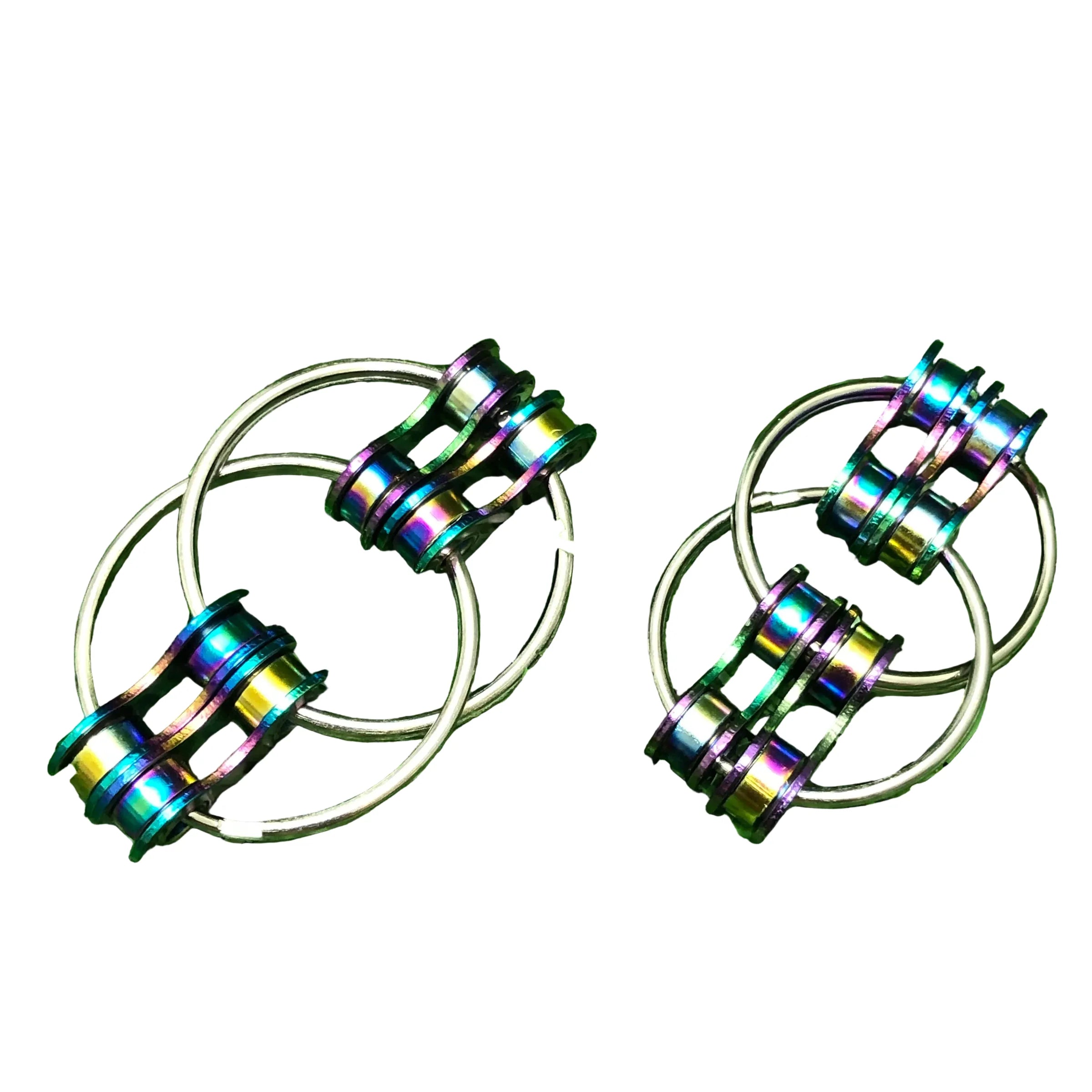 Kaiko Loop Fidget Oil Slick Small Double - Sensory Focus Tool