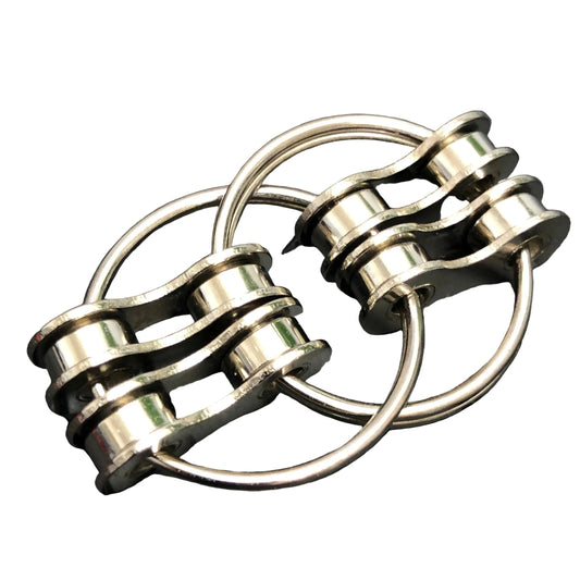 Kaiko Loop Fidget Small Silver Double - Sensory Focus Tool