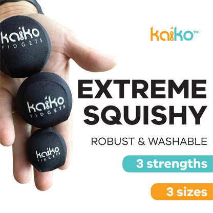 Kaiko Extreme Squishy 35mm Mini soft fabric sensory fidget toy for kids with sensory needs and Focus Needs