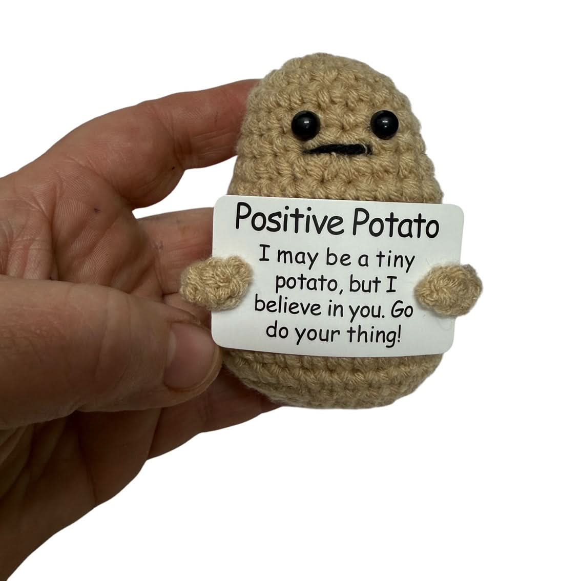Kaiko Fidgets Positive Potato - Mini Sensory Plush for Calm & Comfort