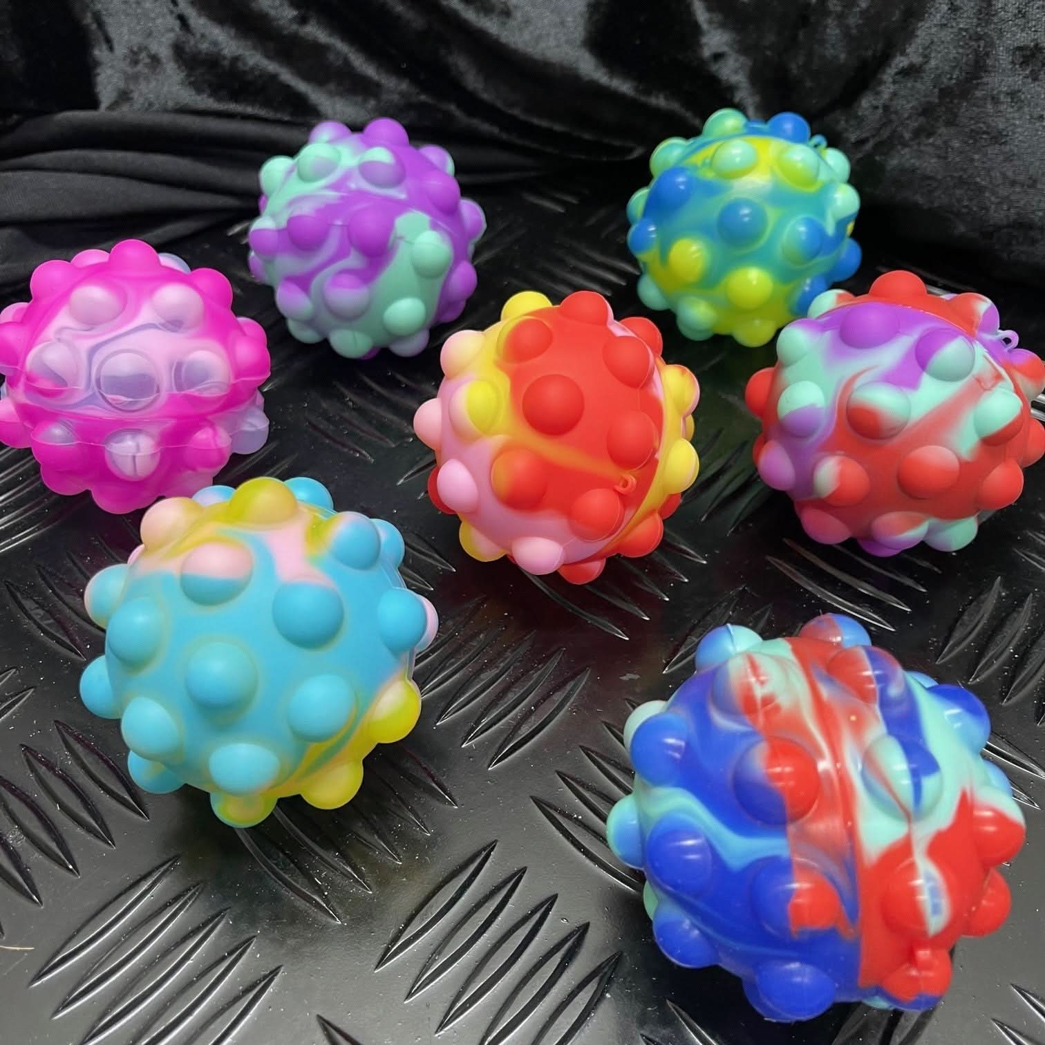 Kaiko Pop It Squishy Bubble Ball Fidget - Sensory Stress Relief Toy