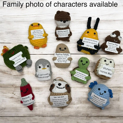 Kaiko Fidgets Positive Potato - Mini Sensory Plush for Calm & Comfort