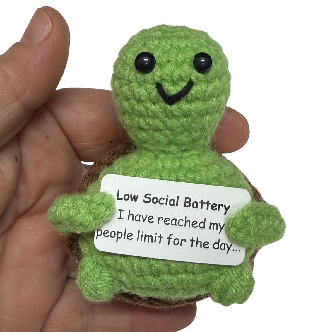 Kaiko Low Social Battery Turtle - Sensory Plush for Emotional Balance