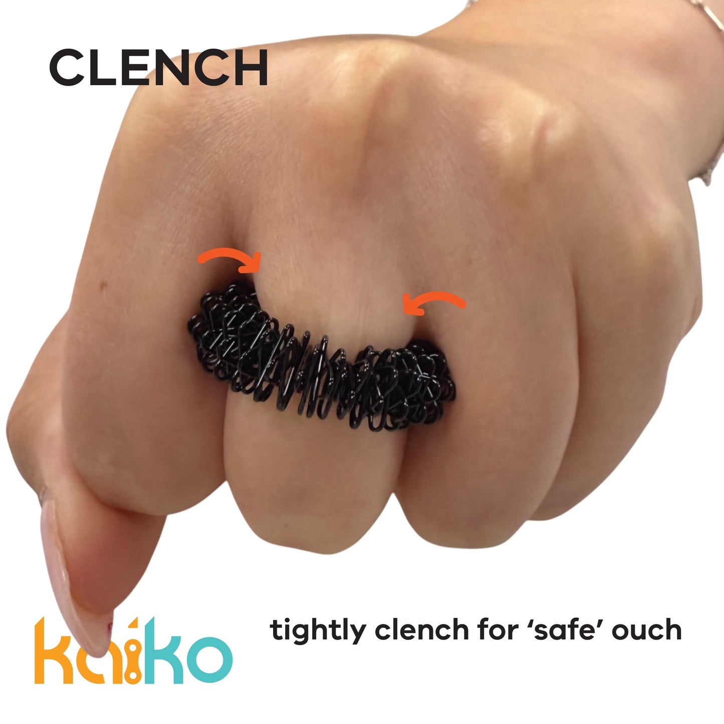 Kaiko Finger Spikey Duo Teal - Sensory Balance & Calm Fidget Rings