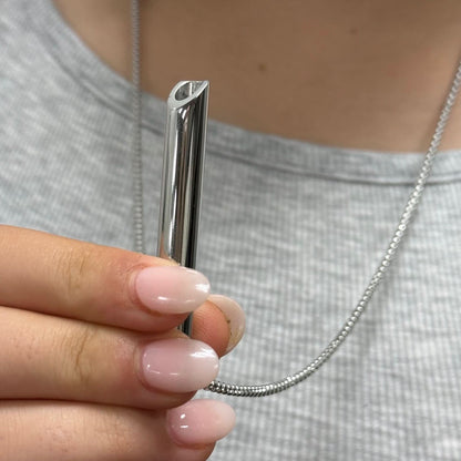 Kaiko Breath Tool Stainless Steel Necklace - Sensory Calm & Balance