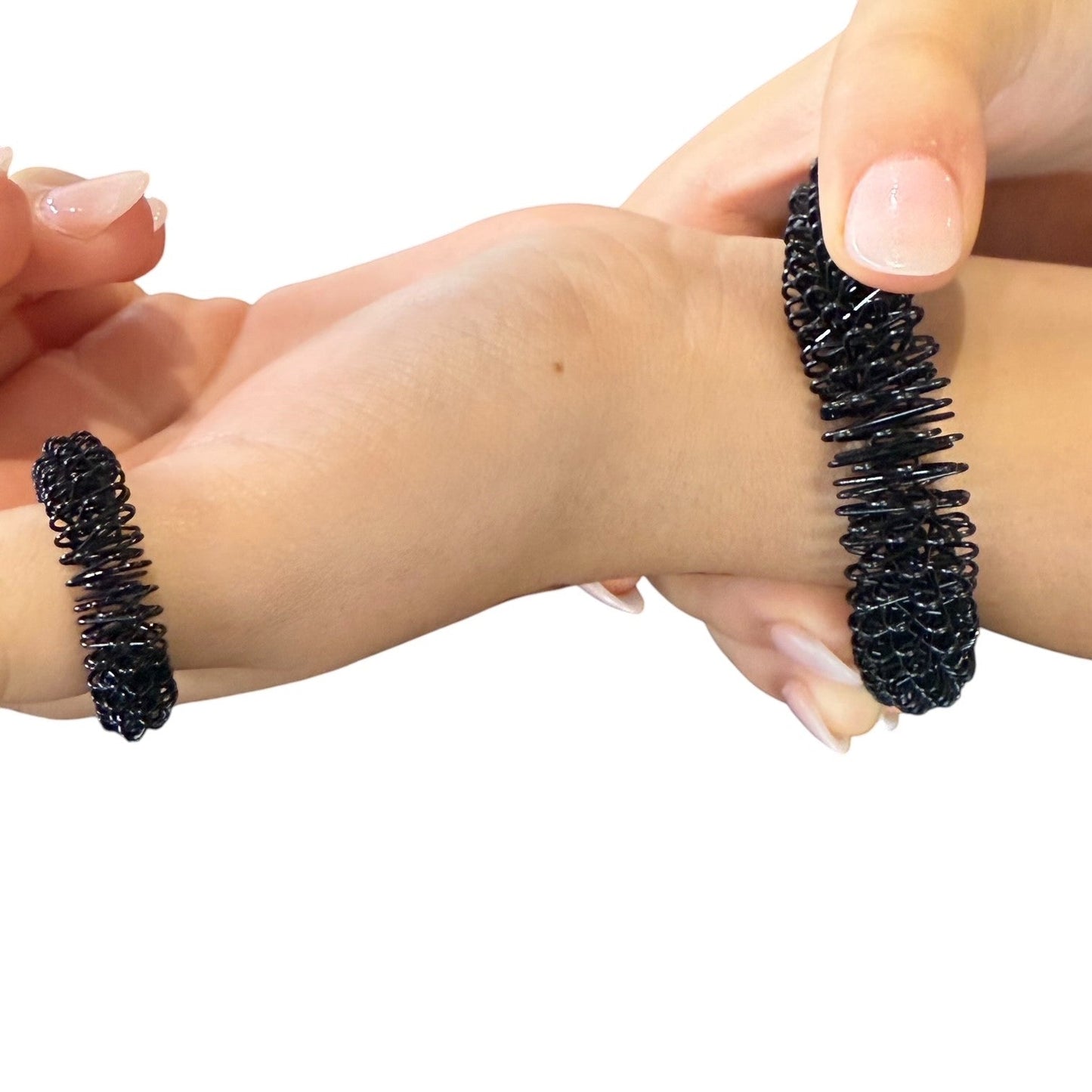 Kaiko Wrist Spikey Black Large - Sensory Wearable
