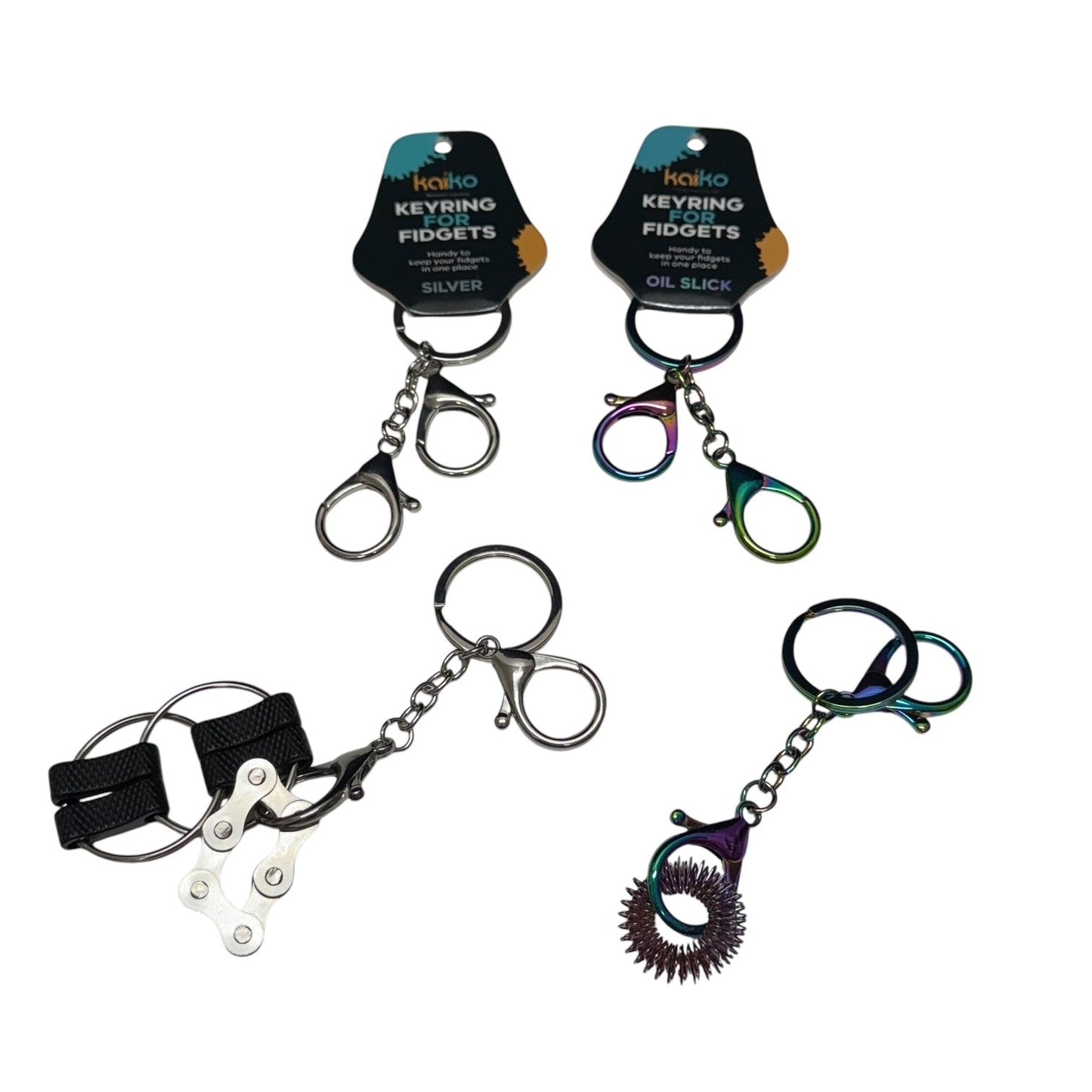 Kaiko Fidgets Keyring - Sensory Fidget Accessory for On-the-Go Balance