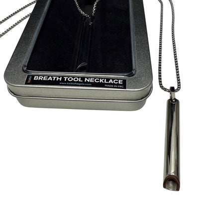 Kaiko Breath Tool Stainless Steel Necklace - Sensory Calm & Balance