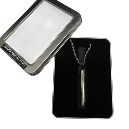 Kaiko Breath Tool Stainless Steel Necklace - Sensory Calm & Balance