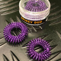 Kaiko Finger Spikey Duo purple sensory fidget rings for fingers providing tactile regulation