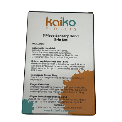 Kaiko 5 Piece Hand Grip Set - Hand Strengthening Kit
