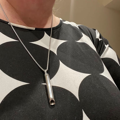 Kaiko Breath Tool Stainless Steel Necklace - Sensory Calm & Balance