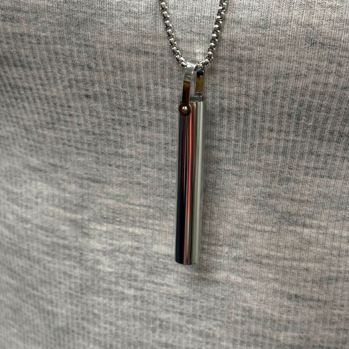 Kaiko Breath Tool Stainless Steel Necklace - Sensory Calm & Balance