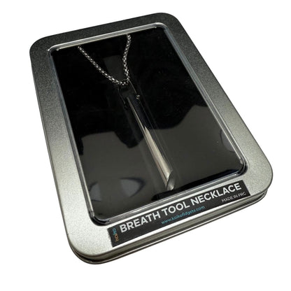 Kaiko Breath Tool Stainless Steel Necklace - Sensory Calm & Balance