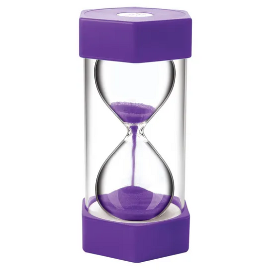 Sand Timers Giant 15min Purple - Sensory and educational product from Calm Cove Kids