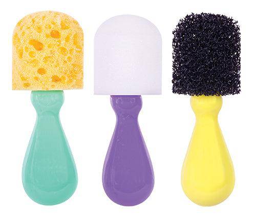 First Creations Easi-Grip Texture Brushes Set of 3 - Image 2