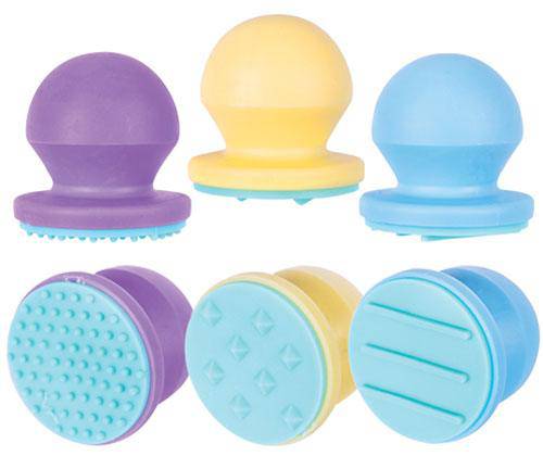 First Creations Easi-Grip Texture Stamps Pack of 3 - Image 2